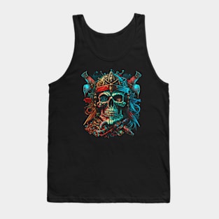 The Cursed of Pirates - Jolly Roger Tank Top